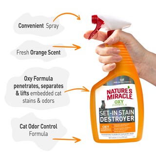 Foto 5 | Foto 5 | Set Stain Destroyer Nature's Miracle Para Gatos  700 Ml  Oxigenado - Venta Internacional.