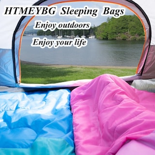 Foto 6 | Foto 6 | Saco De Dormir Htmeybg 3 Seasons Para Adultos Y Niños Acampada Y Senderismo - Venta Internacional.