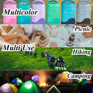 Foto 7 | Foto 7 | Saco De Dormir Htmeybg 3 Seasons Para Adultos Y Niños Acampada Y Senderismo - Venta Internacional.