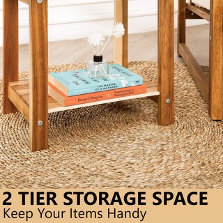 Foto 5 | Foto 5 | Mesa Auxiliar Victory Relax Double Adirondack Light Natural - Venta Internacional.