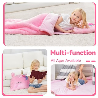 Foto 5 | Foto 5 | Saco De Dormir Iplay Ilearn Kids Unicorn Con Almohada 70 X 27 X 5 Cm 1-8 Pulgadas - Venta Internacional.