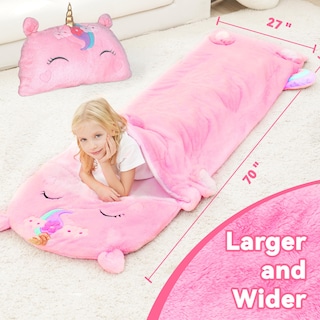 Foto 6 | Foto 6 | Saco De Dormir Iplay Ilearn Kids Unicorn Con Almohada 70 X 27 X 5 Cm 1-8 Pulgadas - Venta Internacional.