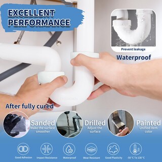 Foto 4 | Foto 4 | Masilla Epoxídica Endhokn En Barra Blanca De 300 G Para Reparar Y Esculpir - Venta Internacional.