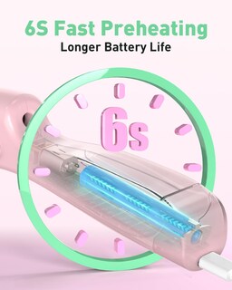 Foto 2 | Foto 2 | Pistola De Pegamento Caliente Doinow Con Forma De Bolígrafo 6s Precalentable Inalámbrica Rosa - Venta Internacional.