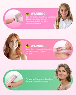 Foto 5 | Foto 5 | Pistola De Pegamento Caliente Doinow Con Forma De Bolígrafo 6s Precalentable Inalámbrica Rosa - Venta Internacional.