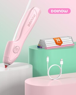 Foto 6 | Foto 6 | Pistola De Pegamento Caliente Doinow Con Forma De Bolígrafo 6s Precalentable Inalámbrica Rosa - Venta Internacional.