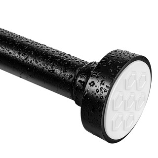 Foto 1 | Foto 1 | Barra De Cortina De Ducha Glanhook Negra Mate Ajustable 80-178 Cm - Venta Internacional.