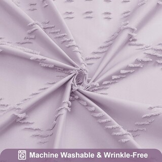 Foto 2 | Foto 2 | Cortina De Ducha Craidlela Boho Lavanda De 180 X 180 Cm Con Borla - Venta Internacional.