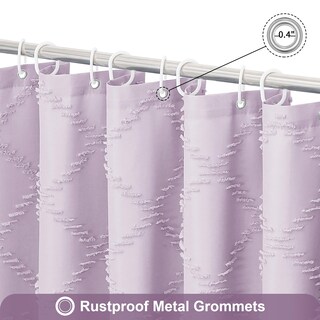 Foto 6 | Foto 6 | Cortina De Ducha Craidlela Boho Lavanda De 180 X 180 Cm Con Borla - Venta Internacional.