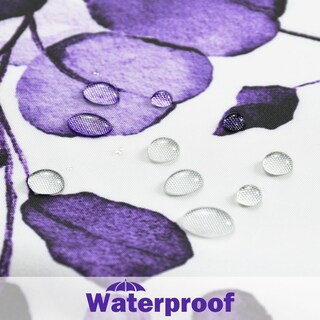 Foto 4 | Foto 4 | Cortina De Ducha Yiartaan  Color Morado  Eucalipto  Impermeable  180 X 180 Cm - Venta Internacional.