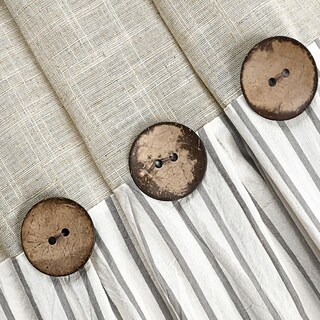 Foto 3 | Foto 3 | Cortina De Ducha Dosly Idées Farmhouse Beige/gris 180x180 Cm - Venta Internacional.