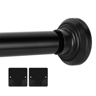 Foto 1 | Foto 1 | Barra De Cortina De Ducha Enjoybasics Color Negro Mate 85-190 Cm Acero Inoxidable - Venta Internacional.