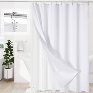 Foto 1 | Foto 1 | Juego De Cortinas De Ducha Craidlela 3 En 1 Con Forma De Gofre Blanco 180 X 180 Cm - Venta Internacional.
