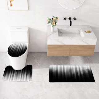 Foto 4 | Foto 4 | Set De Cortina De Ducha Litabel Para Baño Con Tapetes Y Tapa De Inodoro - Venta Internacional.