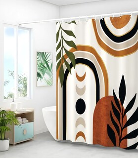 Foto 4 | Foto 4 | Cortina De Ducha Stanoha Boho  Moderna Y Femenina  Impermeable  180 X 180 Cm - Venta Internacional.