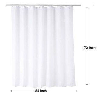 Foto 6 | Foto 6 | Cortina De Ducha Wellcolor Extra Ancha  213 X 183 Cm  Color Blanco - Venta Internacional.