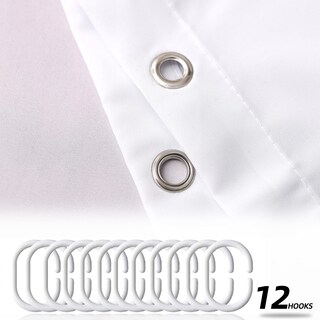 Foto 5 | Foto 5 | Juego De Cortinas De Ducha Yi & Ze De Poliéster Rosa Degradado Impermeable - Venta Internacional.