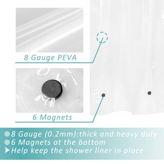 Foto 2 | Foto 2 | Cortina De Ducha Mrs Awesome 70 X 70 Cm Peva 0 2 Mm De Grosor - Venta Internacional.