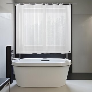 Foto 1 | Foto 1 | Cortina De Ducha Impermeable Absenk Para Ventana De Baño 48 X 48 - Venta Internacional.
