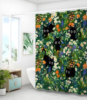 Foto 4 | Foto 4 | Cortina De Ducha Stanoha Boho Moderna Y Femenina Impermeable 180 X 180 Cm - Venta Internacional.