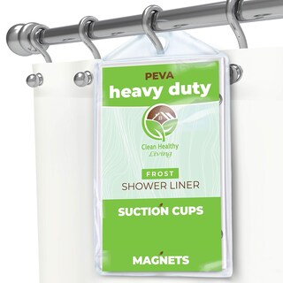 Foto 1 | Foto 1 | Forro De Cortina De Ducha Clean Healthy Living Peva Frost - Venta Internacional.