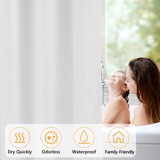 Foto 5 | Foto 5 | Cortina De Ducha Seenus Extralarga Impermeable 180 X 190 Cm - Venta Internacional.