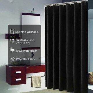 Foto 5 | Foto 5 | Forro De Cortina De Ducha  3 Unidades  Tejido Llscl  180 X 180 Cm  Impermeable - Venta Internacional.