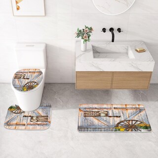 Foto 4 | Foto 4 | Set De Decoración De Baño Litabel Rustic Farmhouse Con Cortina De Ducha - Venta Internacional.