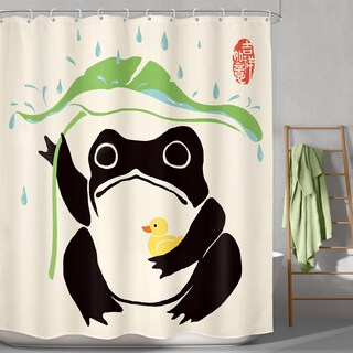 Foto 2 | Foto 2 | Cortina De Ducha Lightyro Funny Frog Asian Duck 150 X 180 Cm - Venta Internacional.