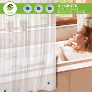 Foto 4 | Foto 4 | Forro De Cortina De Ducha Clean Healthy Living Peva Frost - Venta Internacional.