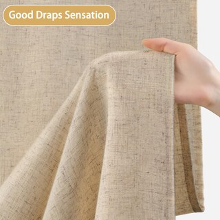 Foto 3 | Foto 3 | Cortina De Ducha Awellife De Lino Beige De 90 X 180 Cm Para Baño - Venta Internacional.