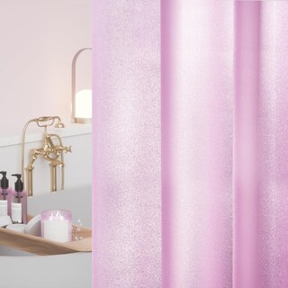 Foto 1 | Foto 1 | Cortina De Ducha Seenus Dreamy Pink Glitter Peva 180 X 180 Cm - Venta Internacional.