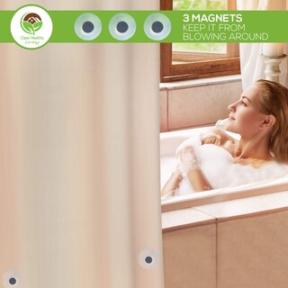 Foto 4 | Foto 4 | Forro De Ducha Clean Healthy Living Peva 180 X 180 Cm Color Topo - Venta Internacional.