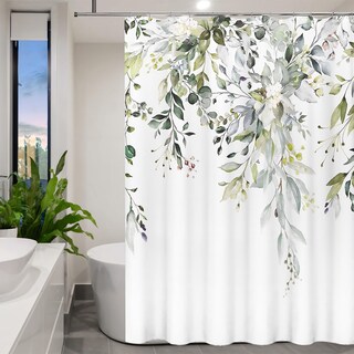 Foto 1 | Foto 1 | Cortina De Ducha Llscl Tela Amarilla Con Hojas Caídas 180 X 180 Cm - Venta Internacional.