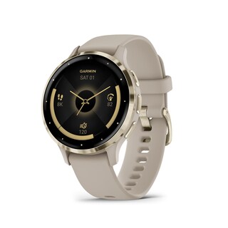 Foto 5 | Foto 5 | Correa De Silicona Gris Dorado Para Smartwatch Garmin Venu 3s De 41 Mm - Venta Internacional.