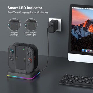 Foto 3 | Foto 3 | Base De Carga Joy-con Switch 2 Y Agarre 2 En 1 - Venta Internacional.