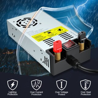 Foto 2 | Foto 2 | Convertidor De Fuente De Alimentación Anbull 110v A 12v 600w 50a Con Interruptor - Venta Internacional.