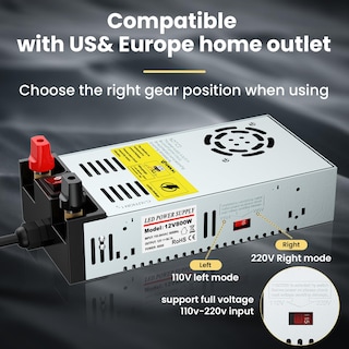 Foto 6 | Foto 6 | Convertidor De Fuente De Alimentación Anbull 110v A 12v 600w 50a Con Interruptor - Venta Internacional.