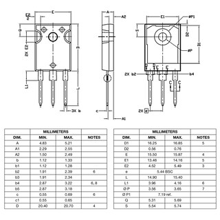 Foto 4 | Foto 4 | Transistores Mosfet Allecin Irfp360 Irfp360lc 23a 400v To-247 - Venta Internacional.