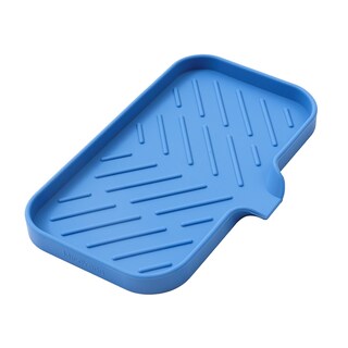 Foto 1 | Foto 1 | Jabonera Micoyang De Silicona Para Baño Con Caño De Desagüe  Color Azul - Venta Internacional.