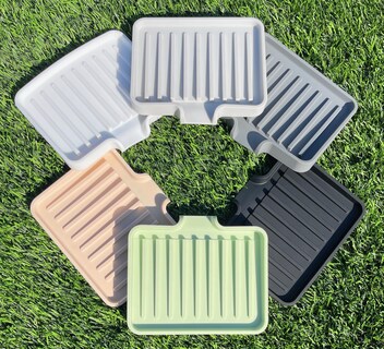 Foto 5 | Foto 5 | Jabonera Y Soporte Para Esponjas Happitasa Silicone X2  Color Negro - Venta Internacional.