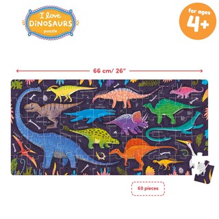Foto 3 | Foto 3 | Floor Puzzle Banana Panda I Love Dinosaurs 4+ Years - Venta Internacional.