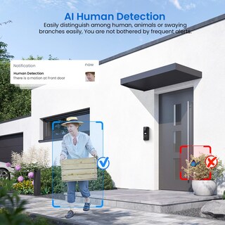 Foto 3 | Foto 3 | Cámara De Vídeo Inteligente Con Timbre Famevibe Ia Detección Humana - Venta Internacional.