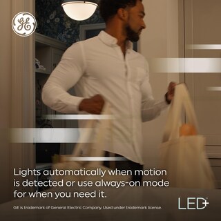 Foto 4 | Foto 4 | Bombillas Led Ge Led+ Con Sensor De Movimiento 12 W Luz Diurna A21 Paquete De 2 - Venta Internacional.