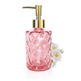 Foto 1 | Foto 1 | Dispensador De Jabón Ytdtkj De Vidrio De 330 Ml Con Bomba Dorada  Color Rosa - Venta Internacional.
