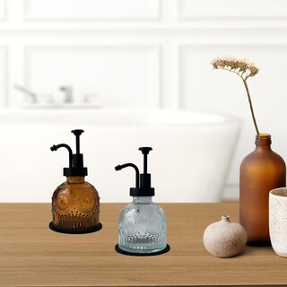 Foto 5 | Foto 5 | Dispensador De Jabón Birugen Vintage Glass 250 Ml Blanco - Venta Internacional.