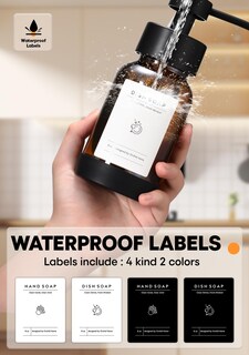 Foto 3 | Foto 3 | Set Dispensador De Jabón Espumoso Orchid Home Glass  250 Ml  Recargable - Venta Internacional.