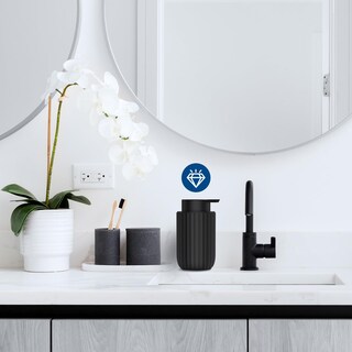 Foto 5 | Foto 5 | Dispensador De Jabón Espumoso Dlirho Ceramic De 350 Ml Para Baño Color Negro - Venta Internacional.