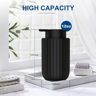 Foto 6 | Foto 6 | Dispensador De Jabón Espumoso Dlirho Ceramic De 350 Ml Para Baño Color Negro - Venta Internacional.