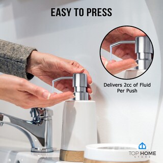 Foto 4 | Foto 4 | Dispensadores De Jabón Top Home Store Para Encimera De Baño  Paquete De 2 - Venta Internacional.